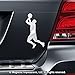 Basketball Player Men's Car Magnet Chrome