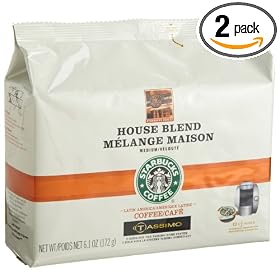 Starbucks House Blend Coffee (Medium), 12-Count T-Discs for Tassimo Coffeemakers (Pack of 2) [Amazon Frustration-Free Packaging]
