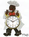 African American Chef Wall Clock DK-7743