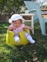 Bumbo Baby Sitter and Tray Combo - Yellow