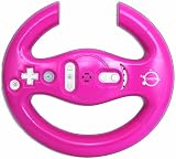 GameOn Racing Wheel - Pink  Wii