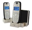 Doro Form 30 Twin DECT Cordless Phone - Silver and Black