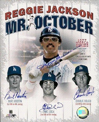 Autographed/Hand Signed Hof'R Reggie Jackson 8x10 Photo New York Yankees