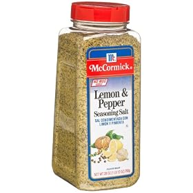 McCormick Seasoning Salt, Lemon and Pepper, 28-Ounce:  Grocery &amp; Gourmet Food
