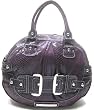 New Guess Ofelia Domed Satchel Handbag/Purse in Plum/Purple