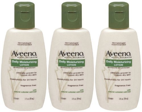 Aveeno Active Naturals Daily Moisturizing Lotion, 1 Oz. (3 Pack)