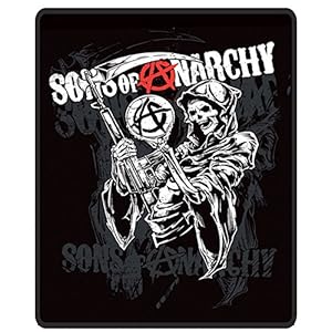 Sons Of Anarchy SOA Reaper Red A Samcro Gun Sherpa Soft ...
