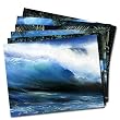 Waters of Paradise - Box Set of 12 Assorted Greeting Cards and Patterned Envelopes