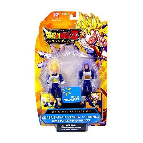 Dragonball Z Bandai Original Collection 4.5 Inch PVC Figure 2-Pack SS Vegeta and Trunks