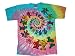 Grateful Dead Spiral Dancing Bears Tie Dye