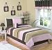 Soho Pink and Brown 3pc Full Queen Childrens Bedding Set by JoJo Designs