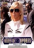 2011 Upper Deck World of Sports Auto Racing Card #298 Angela Cope - ENCASED Trading Card