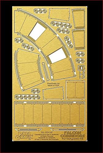 Paragrafix Corridors Photoetch for the DeAgostini Millennium Falcon Subscription Kit - PGX197