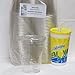 12 Oz. CLEAR Cups with Lids for Iced Coffee Bubble Boba Tea Smoothie - 50 Sets- Plus 1 Reusable Kids CUP with LID