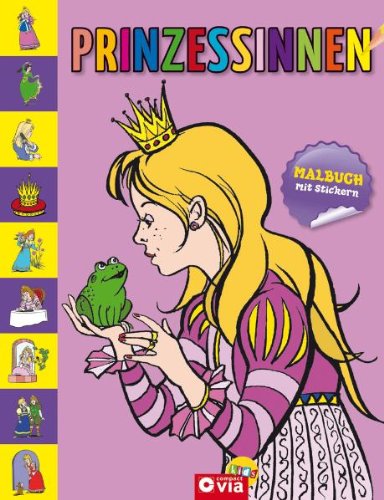 Compact Prinzessinnen Malbuch: &Uuml;ber 80 Ausmalbilder und Stickern