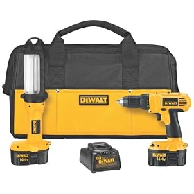 DEWALT DC728LA 14.4V COMPACT DRILL DRIVER W  FLOURESCENT LIGHT by DEWALT�
