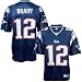 Tom Brady Jersey: Reebok Navy Replica #12 New England Patriots Jersey