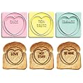 Love Hearts Paladone Toast Stamps