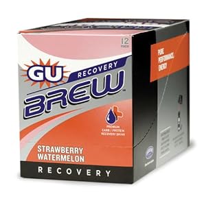 GU Brew Recovery - 12 Pack Strawberry Watermelon