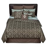 Home 10 Piece Reversible Bed Set - Aqua Haze