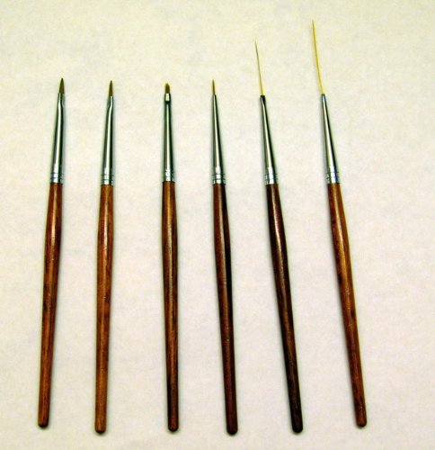 6pcs 888 Nail Art Brush Set