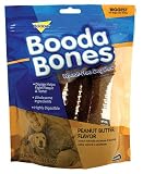 Booda Bones Biggest Bone 5 Pack (For Dogs Over 50 lbs) - Peanut Butter
