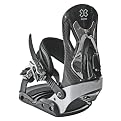 Womens X-Games Nylon/Carbon/Fiberglass Snowboard Bindings - Black