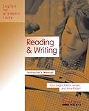 Reading & writing. Instructor's manual