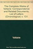 Correspondence and related documents [of Voltaire]. 47, List of letters, chronological