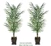 TWO 8' King Areca Artificial Tropical Palm Trees, with No Pot,