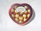 Ferrero Rocher Hazelnut Chocolates, 7oz Heart Box