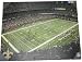Drew Brees Autographed New Orleans Saints Louisiana Superdome Canvas Print, Proof Photo