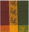 Waffle Weave 100% Cotton Squirrel Dishtowel 18" X 28" Set / 6