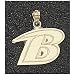 LogoArt Baltimore Ravens 10K Gold Team Font Pendant