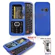 Dark Blue Transparent Silicone Skin Cover Case Cell Phone Protector for LG Rumor2 Banter UX265
