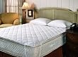 Natural Comfort Super Soft Anchor Band White Mattress Pad, California King-72"x84"