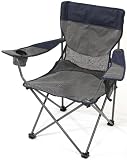 Stansport Apex Deluxe Arm Chair (Navy/Gray)