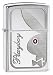 Zippo Playboy with Crystal Pocket Lighter (Silver, 5 1/2 x 3 1/2 cm)