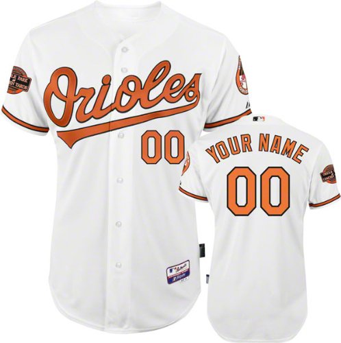 Baltimore Orioles Jersey: Personalized Home White Authentic Cool Baseâ