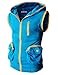 H2H Mens Active Sleeveless Zip-up Color Blocks Sport Hoodie With Pockets