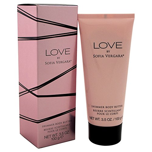 Sofia Vergara Love Shimmer Body Butter for Women, 3.5 Ounce