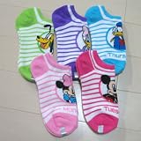 Disney(ディズニー)ミッキー・ドナルド他スニーカーソックス5足セット16.5-18cm