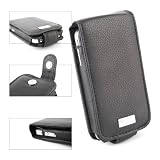 DURAGADGET Etui Housse Luxe en Cuir V�ritable - Garantie 5 ans - pour Apple iPhone 4 (4�me g�n�ration) 16 go et iPhone 32 go - PROTECTEUR D'ECRAN ET FIXATION CEINTURE AMOVIBLE BONUSpar Duragadget