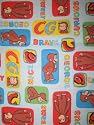 Fitted Crib / Toddler Sheets - Flannel - Curious George - Made In USA