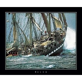 Belem by Philip Plisson - 19 3/4 x 23 3/4 inches - Fine Art Print / Poster