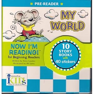 Now I'm Reading! My World: Pre-Reader Children's Beginning Readers Set (10 Phonics Books with 40 Stickers) (Now I'm Reading! for Beginning Readers, Pre-Reader)