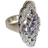 Women Jewelry Sterling Silver Amethyst Ring (rng288)