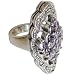 Women Jewelry Sterling Silver Amethyst Ring (rng288)