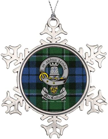 Best Friend Snowflake Ornaments Armorial Family Christmas Snowflake Ornaments Scottish Clan