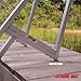 Extreme Max 3005.3383 Aluminum Pontoon/Dock Ladder - 5-Step